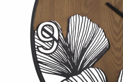 OROLOGIO DA MURO SUPER WOOD/LEAF CM Ø 60X2 - immagine 3