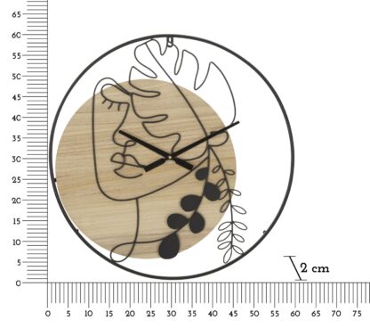 OROLOGIO DA MURO ELEGANT -A- CM Ø 60X2 - immagine 6