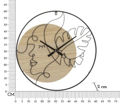 OROLOGIO DA MURO ELEGANT -B- CM Ø 60X2 - immagine 6