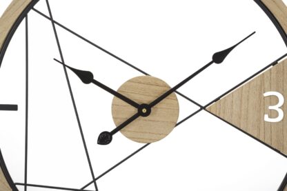 OROLOGIO DA MURO GEOMETRIC DESIGN CM Ø 60X2,5 - immagine 2