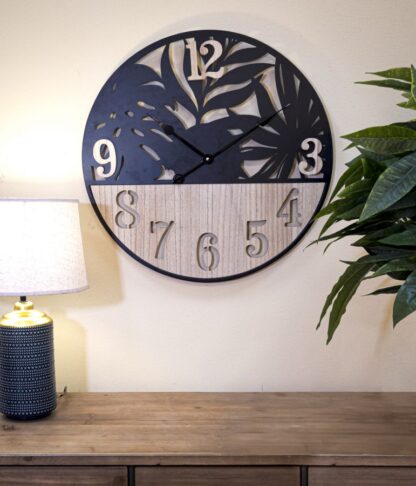 OROLOGIO DA MURO PALM CM Ø 60X2,5 - immagine 5