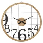 OROLOGIO DA MURO NUMBERS CM Ø 60X2,5 stile MODERN
