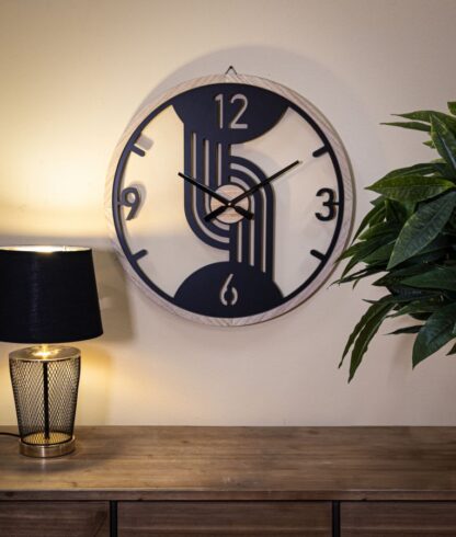 OROLOGIO DA MURO CLIPS CM Ø 60X2,5 - immagine 5