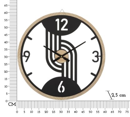 OROLOGIO DA MURO CLIPS CM Ø 60X2,5 - immagine 6