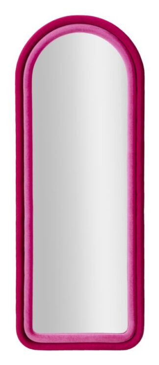 SPECCHIO DA MURO CLOE VELLUTO FUXIA CM 60X4X160