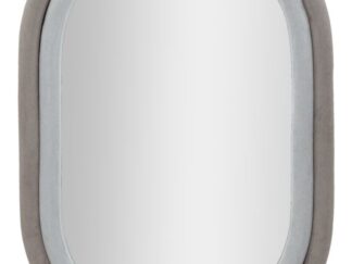 SPECCHIO DA MUTO ANTONY VELLUTO GRIGIO/MIX CM 60X4X90