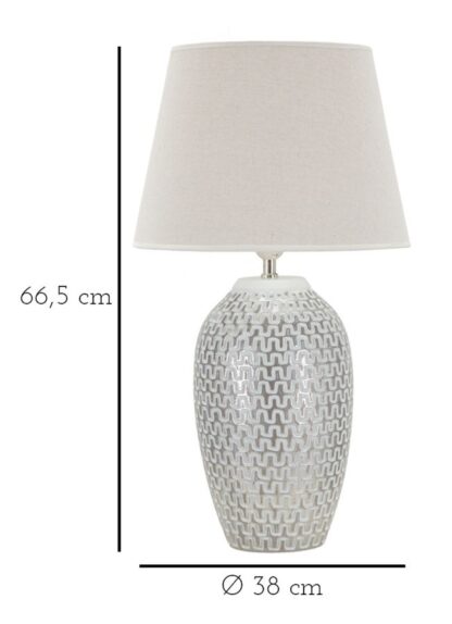 LAMPADA DA TAVOLO RESINA WAVE CM Ø 35X65 - immagine 6