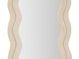 SPECCHIO DA MURO MIKI VELLUTO CREMA CM 60X4X160