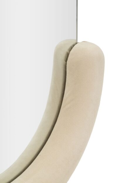 SPECCHIO DA MURO CHANTAL VELLUTO CREMA CM 60X7X160 - immagine 3