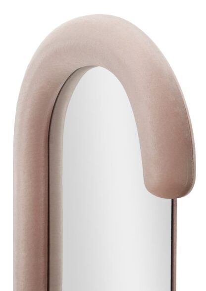 SPECCHIO DA MURO CHANTAL VELLUTO ROSA CM 60X7X160 - immagine 4