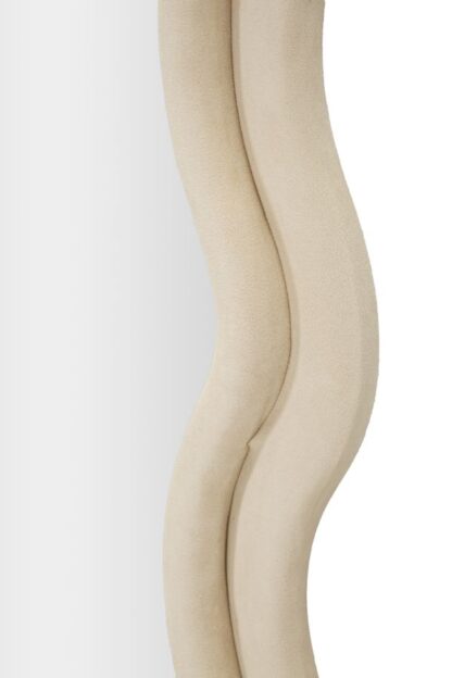 SPECCHIO DA MURO EMILY VELLUTO CREMA CM 60X6X160 - immagine 4