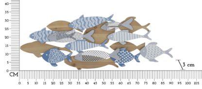 PANNELLO DA MURO FISH SEA CM 91X3X33,5 - immagine 6