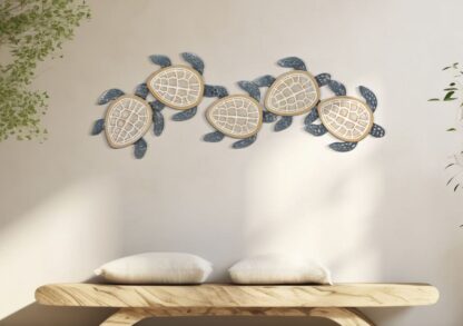 PANNELLO DA MURO TARTARUGHE CM 111,5X6,3X43 - immagine 5
