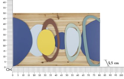 PANNELLO DA MURO WOOD COLOR CM 80X2,5X50 - immagine 6
