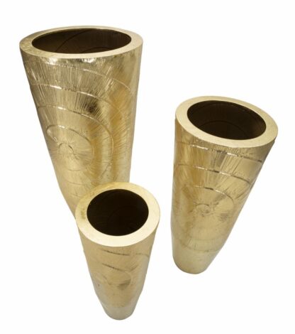 P/VASI GOLDELY TRIS CM Ø 50,8X114,9-40X92,7-29,8X70,5 - immagine 2