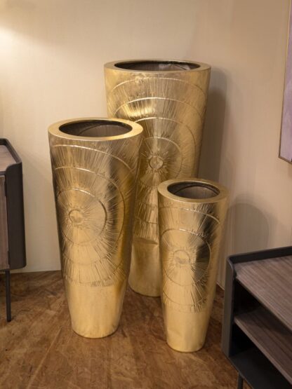 P/VASI GOLDELY TRIS CM Ø 50,8X114,9-40X92,7-29,8X70,5 - immagine 6