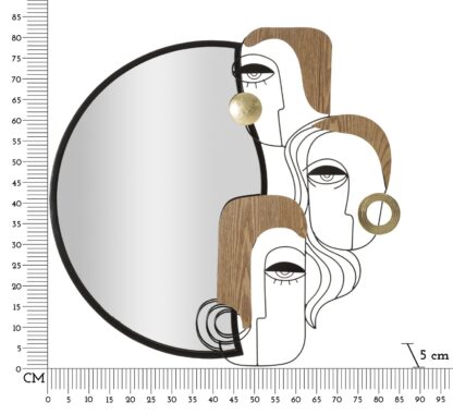 SPECCHIO DA MURO PICASSY CM 83X5X80 - immagine 6