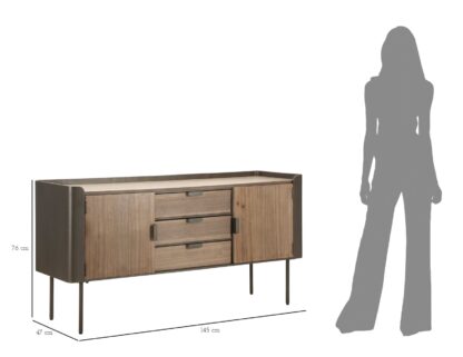 MOBILE TORONTO CM 145X47X76 - immagine 10