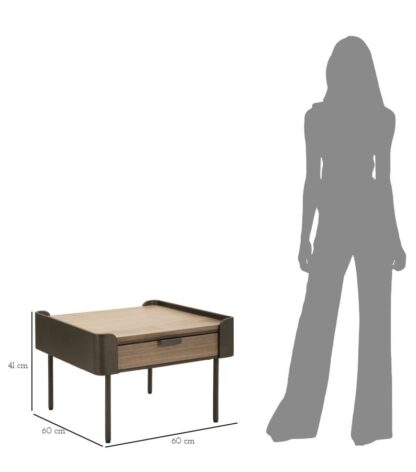 TAVOLO DA CAFFE' TORONTO CM 60X60X41 - immagine 8