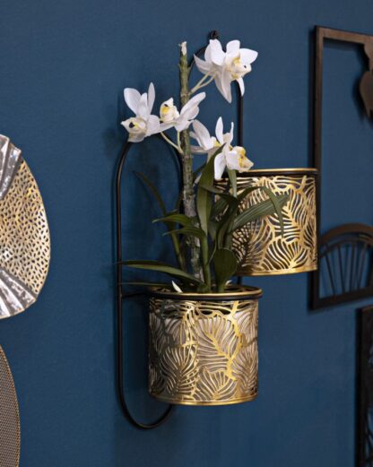 P/VASO DA MURO DOPPIO HONG CM 27X14X48 - immagine 5