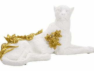 LEOPARDO WHITE/GOLD CM 53X21,5X24