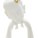 TESTA BUDDHA -B- CM 21,5X13X36