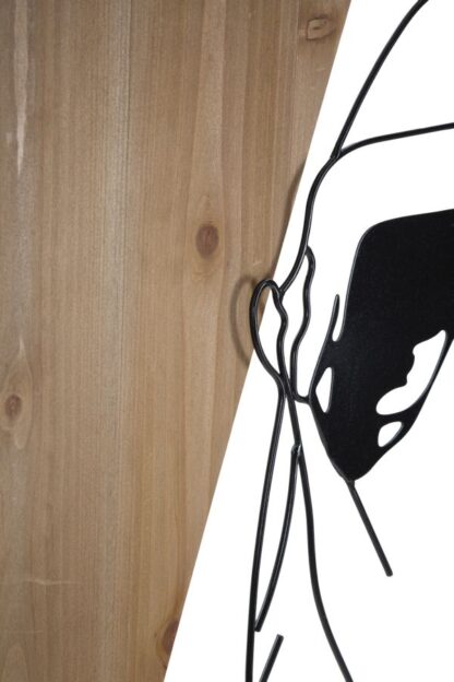 PANNELLO DA MURO STRIP -B- FERRO E WOOD CM 50X2X90 - immagine 3