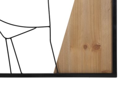 PANNELLO DA MURO STRIP -B- FERRO E WOOD CM 50X2X90 - immagine 4