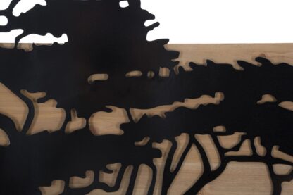 PANNELLO DA MURO LAGOS FERRO E WOOD SET 3PZ CM 204X2X80 (72X2X80-60X2X80) - immagine 3