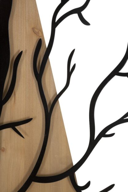 PANNELLO DA MURO BIRD FERRO E WOOD SET 4PZ 50X2X200 (50X2X50) - immagine 2
