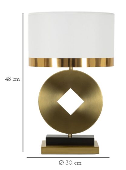 LAMPADA DA TAVOLO COIN Ø 30X53 - immagine 6