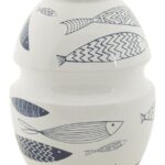 VASO CERAMICA FISH CM Ø 21X31