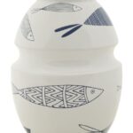 VASO CERAMICA FISH CM Ø 15X24