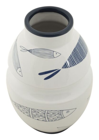 VASO CERAMICA FISH CM Ø 15X24 - immagine 2