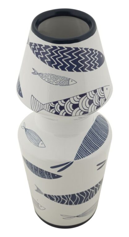 VASO CERAMICA FISH DOUBLE CM Ø 14X34 - immagine 5