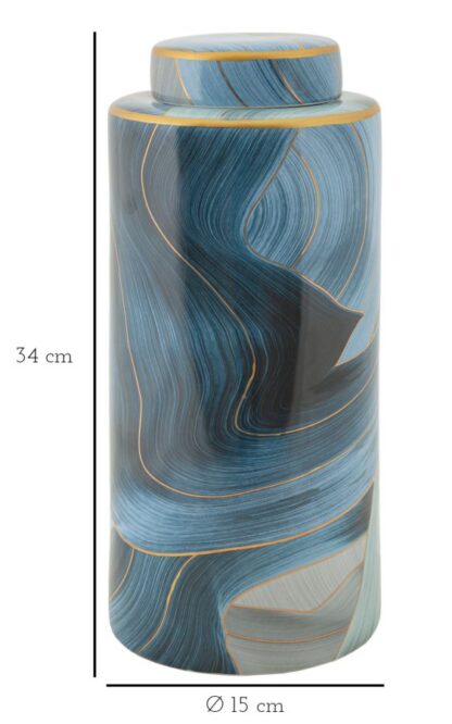 VASO CERAMICA ELEGANT CM Ø 15X34 - immagine 7