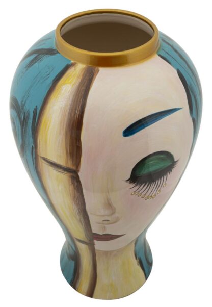 VASO CERAMICA ART FACE CM Ø 28X50 - immagine 5