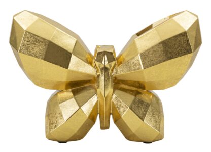 VASO BUTTERFLY GOLD CM 22,5X8X15