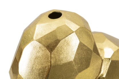 VASO HEART GOLD CM 19X9X18 - immagine 3
