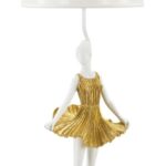 LAMPADA DA TAVOLO BALLERINA CM Ø 32X90,5 stile GLAM