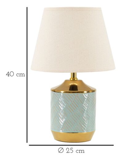 LAMPADA DA TAVOLO CAPE TOWN CM Ø 25X40 - immagine 6