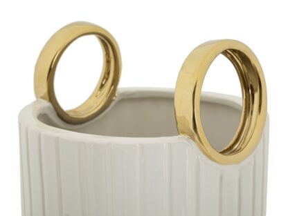 VASO CERAMICA SHOPPING CM Ø 18X45 - immagine 3