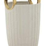 VASO CERAMICA SHOPPING CM Ø 18X25 stile GLAM