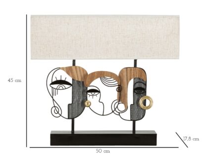 LAMPADA DA TAVOLO PICASSY PLUS CM 50X17,8X45 - immagine 7