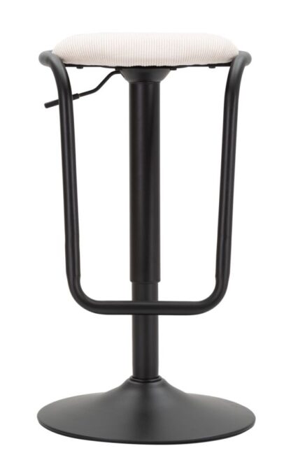 SGABELLO BAR DESTINY BIANCO CM Ø 41X61-83 - immagine 2