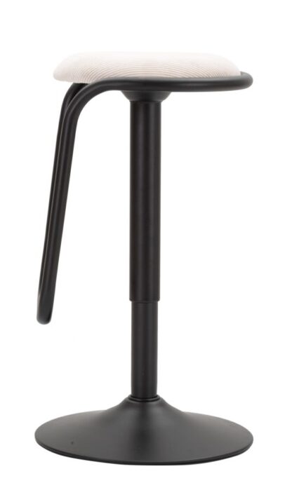 SGABELLO BAR DESTINY BIANCO CM Ø 41X61-83 - immagine 3