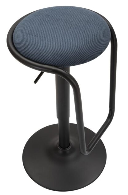 SGABELLO BAR DESTINY NAVY CM Ø 41X61-83 - immagine 4