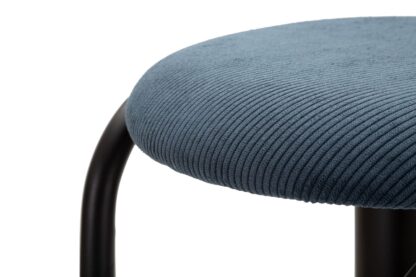 SGABELLO BAR DESTINY NAVY CM Ø 41X61-83 - immagine 5
