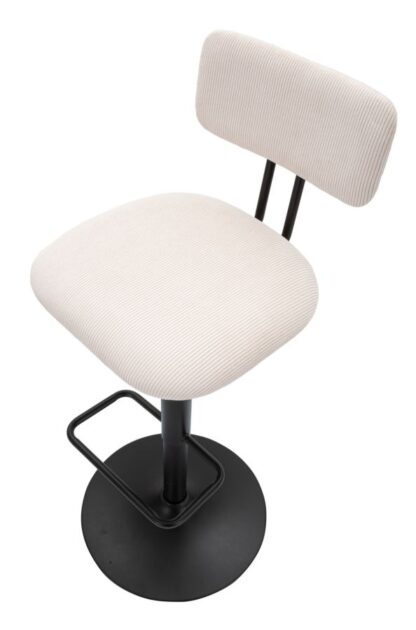 SGABELLO BAR LIGHT BIANCO CM 41X47,5X85-106,5(SEDUTA CM 61-83) SET 2PCS - immagine 4