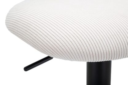 SGABELLO BAR LIGHT BIANCO CM 41X47,5X85-106,5(SEDUTA CM 61-83) SET 2PCS - immagine 7